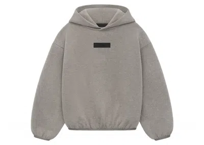 Pre-owned Fear Of God Essentials Core Collection Kids Essentials Core Collection Hoodie In Heather Grey