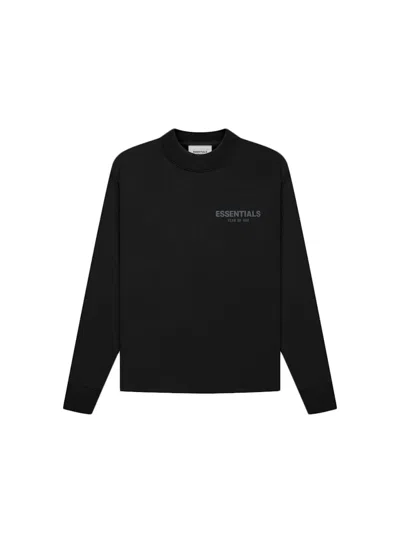 Pre-owned Fear Of God Essentials Core Collection Kids Long Sleeve T-shirt In Stretch Limo