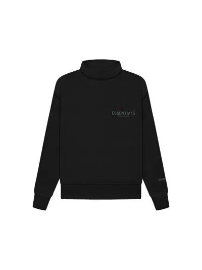 Pre-owned Fear Of God Essentials Core Collection Kids Pullover Mockneck In Stretch Limo