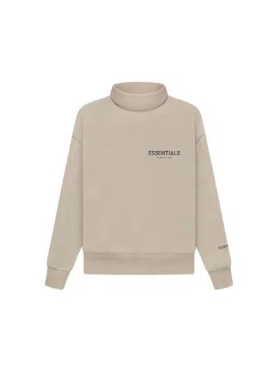 Pre-owned Fear Of God Essentials Core Collection Kids Pullover Mockneck In String