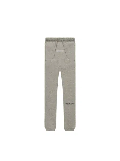 Pre-owned Fear Of God Essentials Core Collection Kids Sweatpant In Dark Heather Oatmeal