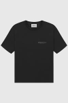 Fear Of God Essentials Core Collection T-shirt Top In Black, Men's At Urban Outfitters In Black
