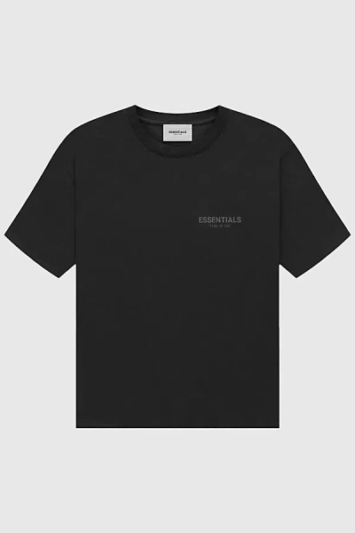 Fear Of God Essentials Core Collection T-shirt Top In Black, Men's At Urban Outfitters