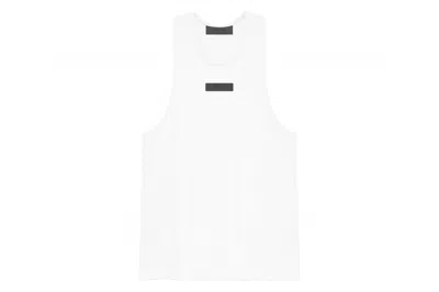 Pre-owned Fear Of God Essentials Core Collection Tank Top White