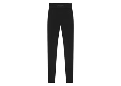 Pre-owned Fear Of God Essentials Core Collection Women's Knit Legging In Black