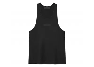 Pre-owned Fear Of God Essentials Core Collection Women's Tanktop In Black