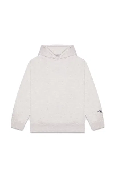 Pre-owned Fear Of God Essentials Core Pullover Hoodie In Heather Grey