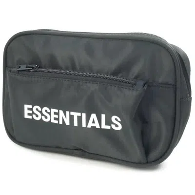 Pre-owned Fear Of God Essentials Crossbody Bag In Black