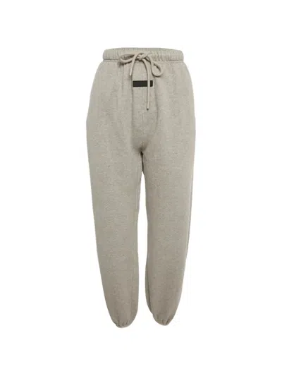 Pre-owned Fear Of God Essentials Drawstring Track Pants In Gray