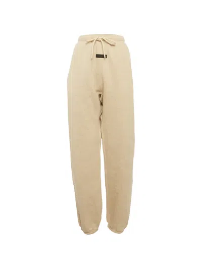 Pre-owned Fear Of God Essentials Drawstring Track Pants In Neutral