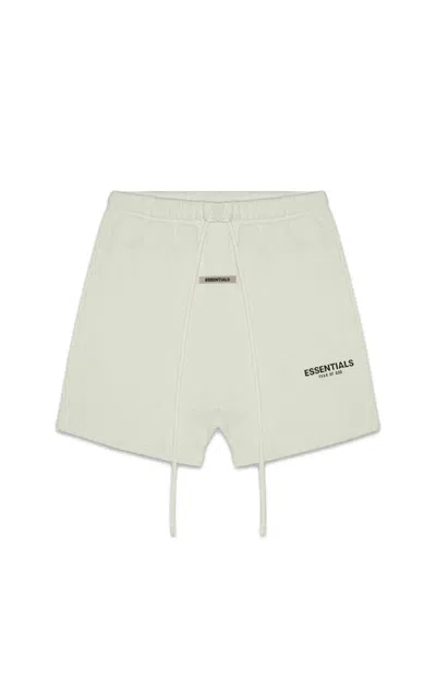 Pre-owned Fear Of God Essentials Fleece Shorts In Alfalfa Sage