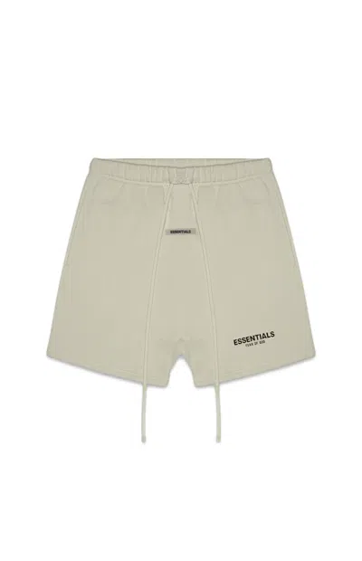 Pre-owned Fear Of God Essentials Fleece Shorts In Moss