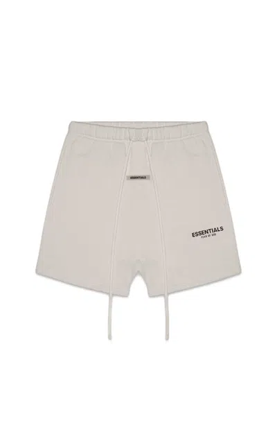 Pre-owned Fear Of God Essentials Fleece Shorts In Tan