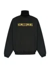 Fear Of God Essentials Heavy Fleece Turtleneck Sweatshirt In Black