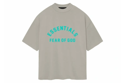 Pre-owned Fear Of God Essentials Heavy Jersey Crewneck Tee Seal