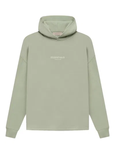 Fear Of God Essentials Hoodie In Green