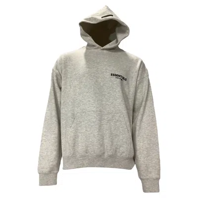 Fear Of God Essentials Hoodie In Grey Cotton In Gray