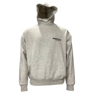 FEAR OF GOD FEAR OF GOD ESSENTIALS HOODIE IN GREY COTTON