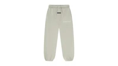 Pre-owned Fear Of God Essentials Kids Classic Fleece Sweatpant In Abbey Stone In Gray