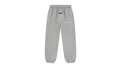 Pre-owned Fear Of God Essentials Kids Classic Fleece Sweatpant In Concrete Heather