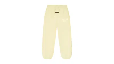 Pre-owned Fear Of God Essentials Kids Classic Fleece Sweatpant In Garden Yellow