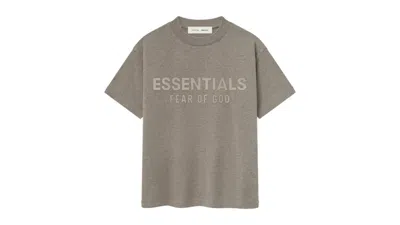Pre-owned Fear Of God Essentials Kids Classic Tee Shirt In Homestead Heather In Purple