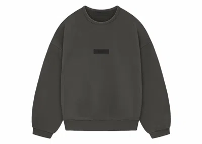 Pre-owned Fear Of God Essentials Kids Crewneck Sweatshirt In Ink