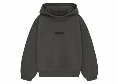 Pre-owned Fear Of God Essentials Kids Hoodie In Ink