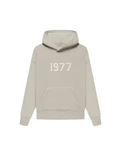 Pre-owned Fear Of God Essentials Kids Hoodie In Smoke