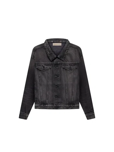 Pre-owned Fear Of God Essentials Kids Jacket In Denim