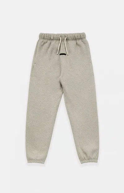 Fear Of God Essentials Kids Kids Classic Fleece Sweatpants In Seal In Gray