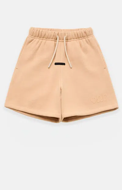 Fear Of God Essentials Kids Kids Classic Sweat Shorts In Tan