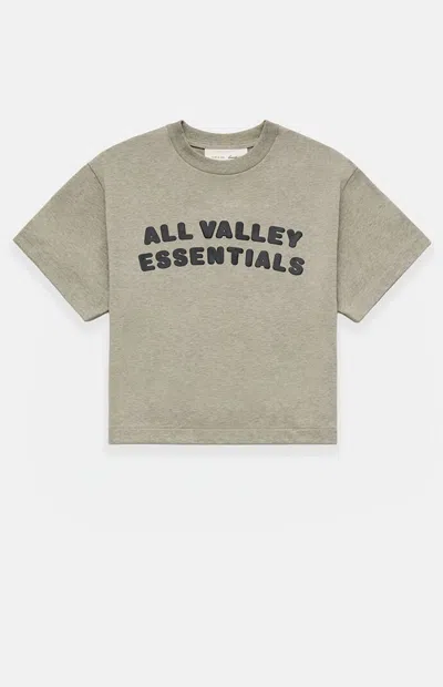 Fear Of God Essentials Kids Kids Merch T-shirt In Seal In Gray