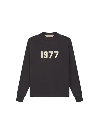 Pre-owned Fear Of God Essentials Kids Long Sleeve T-shirt In Iron
