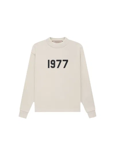Pre-owned Fear Of God Essentials Kids Long Sleeve T-shirt In Wheat