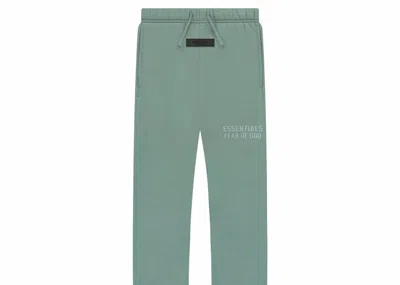 Pre-owned Fear Of God Essentials Kids Relaxed Knit Sweatpant In Sycamore