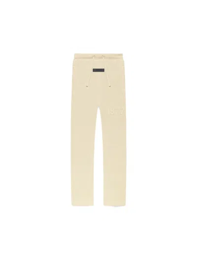 Pre-owned Fear Of God Essentials Kids Relaxed Sweatpant In Egg Shell