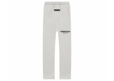 Pre-owned Fear Of God Essentials Kids Relaxed Sweatpants (ss22) In Light Oatmeal