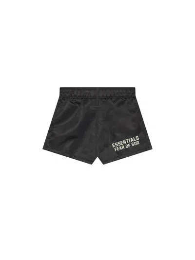 Pre-owned Fear Of God Essentials Kids Running Short In Iron