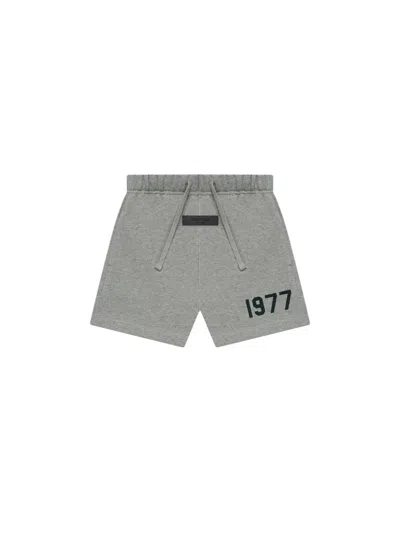 Pre-owned Fear Of God Essentials Kids Short In Dark Oatmeal