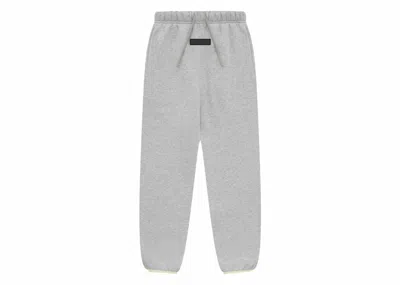 Pre-owned Fear Of God Essentials Kids Sweatpant In Light Heather Grey
