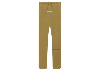 Pre-owned Fear Of God Essentials Kids Sweatpants In Amber