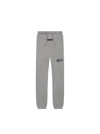 Pre-owned Fear Of God Essentials Kids Sweatpants In Dark Oatmeal