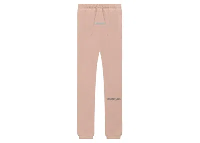 Pre-owned Fear Of God Essentials Kids Sweatpants In Matte Blush