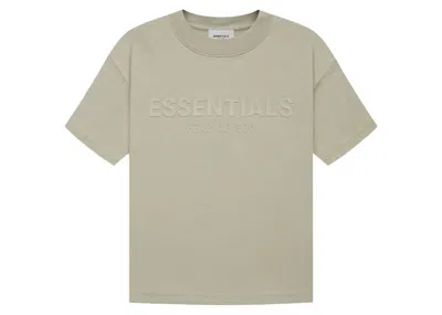 Pre-owned Fear Of God Essentials Kids T-shirt In Pistachio