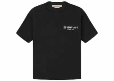 Pre-owned Fear Of God Essentials Kids T-shirt (ss22) In Stretch Limo