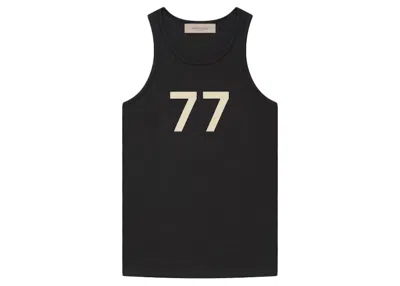 Pre-owned Fear Of God Essentials Kids Waffle Tank In Iron