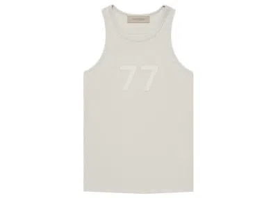 Pre-owned Fear Of God Essentials Kids Waffle Tank In Wheat