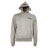 Fear Of God Essentials Logo Hoodie In Grey Cotton In Gray