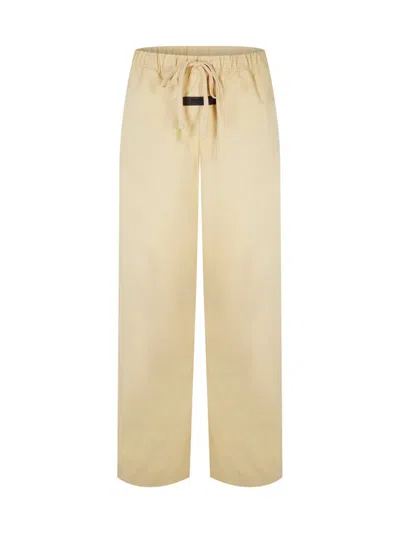 Fear Of God Essentials Logo Relaxed Trousers In Black